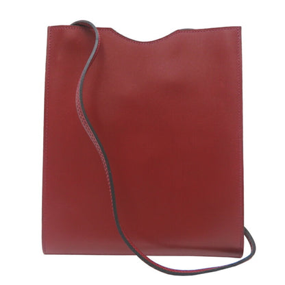 Hermès Onimetou, Burgundy, Leather, shoulder