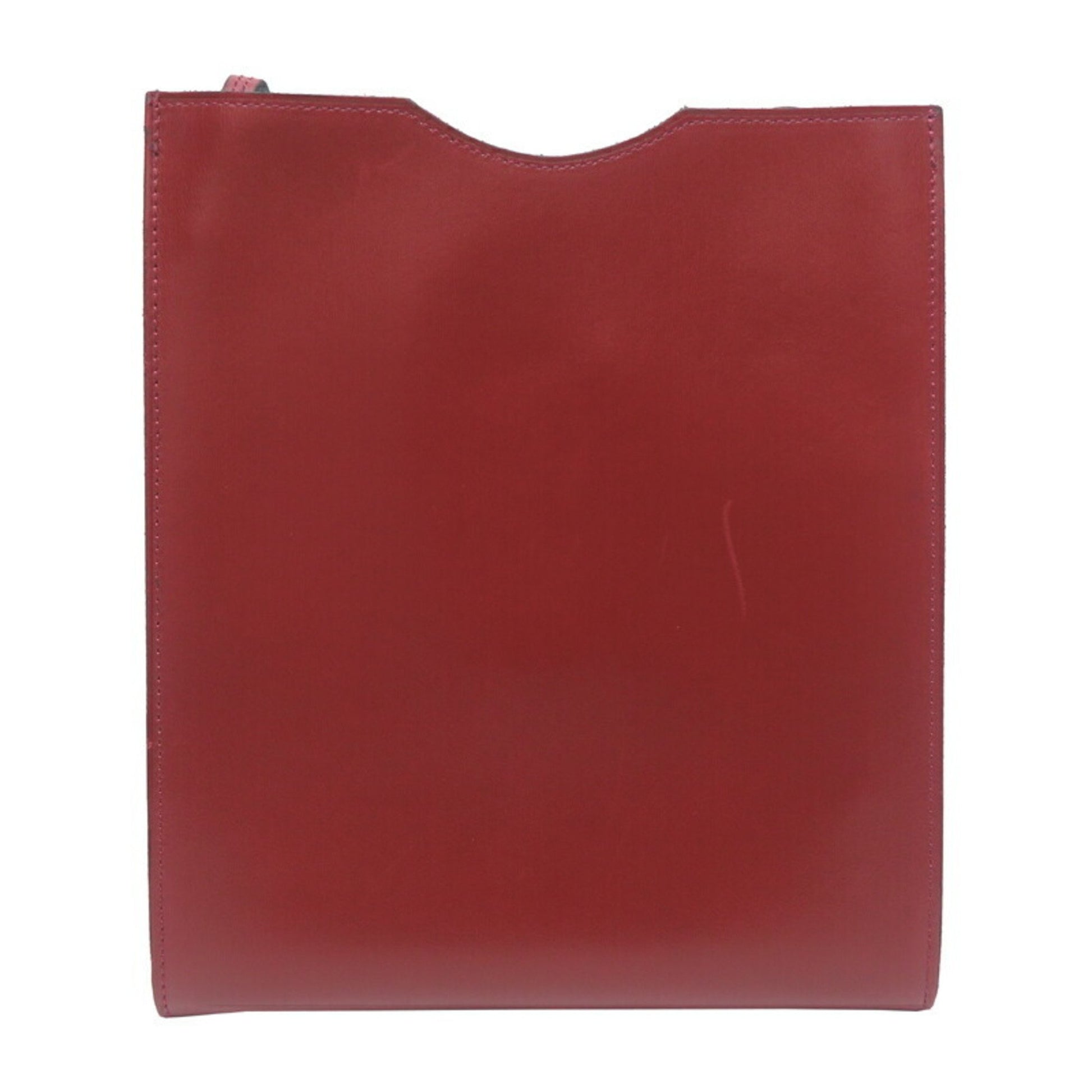 Hermès Onimetou, Burgundy, Leather, shoulder