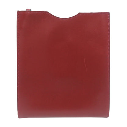 Hermès Onimetou, Burgundy, Leather, shoulder