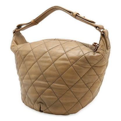 Chanel Wild stitch, Beige, Leather, shoulder