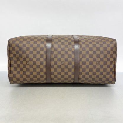 Louis Vuitton Keepall 50, Brown, Canvas, travel