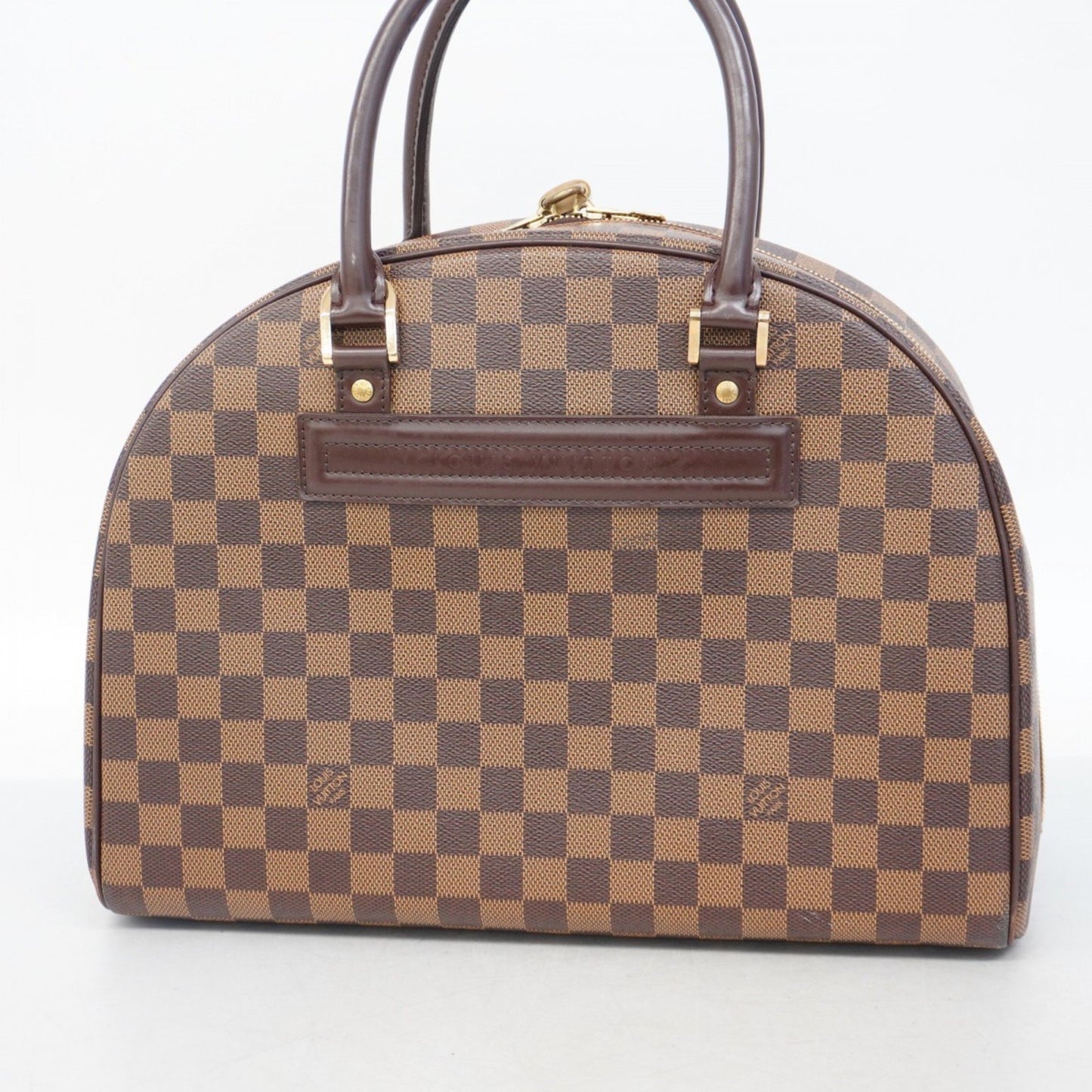 Louis Vuitton Nolita, Brown, Canvas, handbag