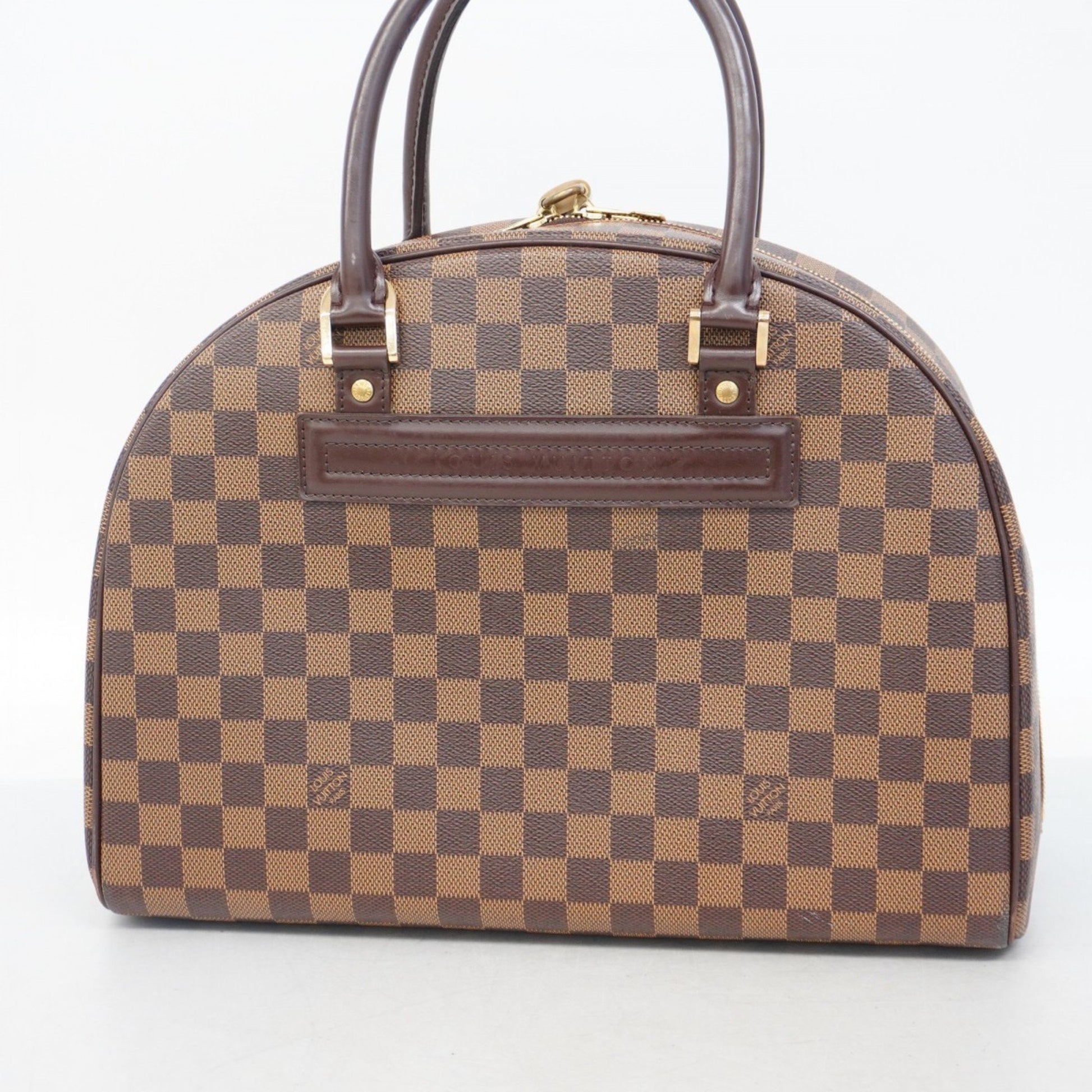 Louis Vuitton Nolita, Brown, Canvas, handbag
