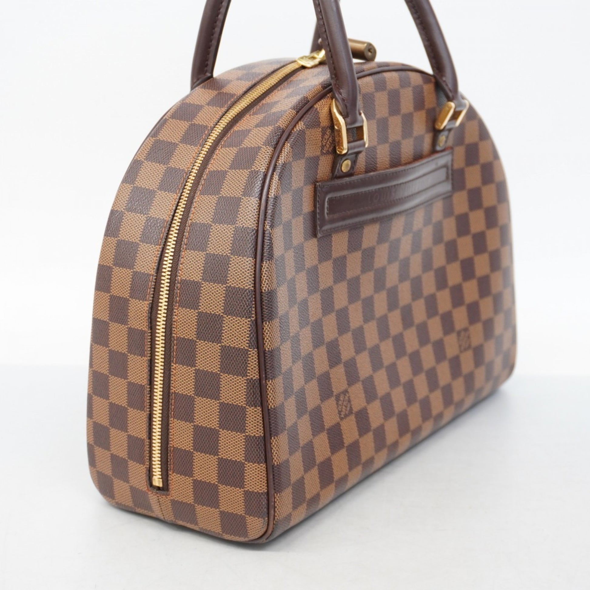 Louis Vuitton Nolita, Brown, Canvas, handbag