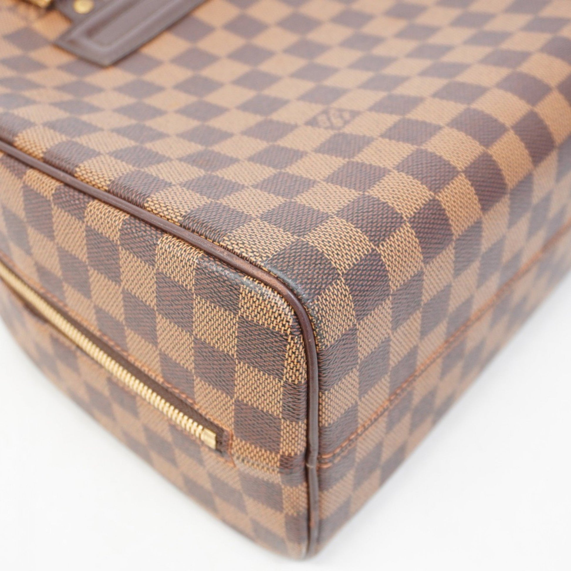Louis Vuitton Nolita, Brown, Canvas, handbag