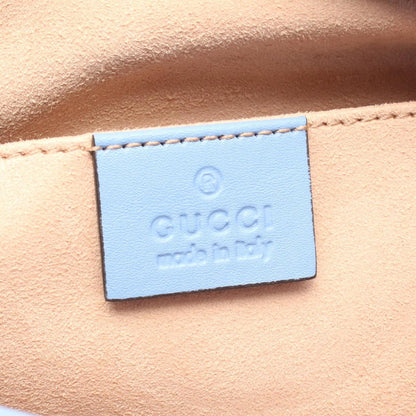 Gucci GG Marmont, Blue, Leather, shoulder
