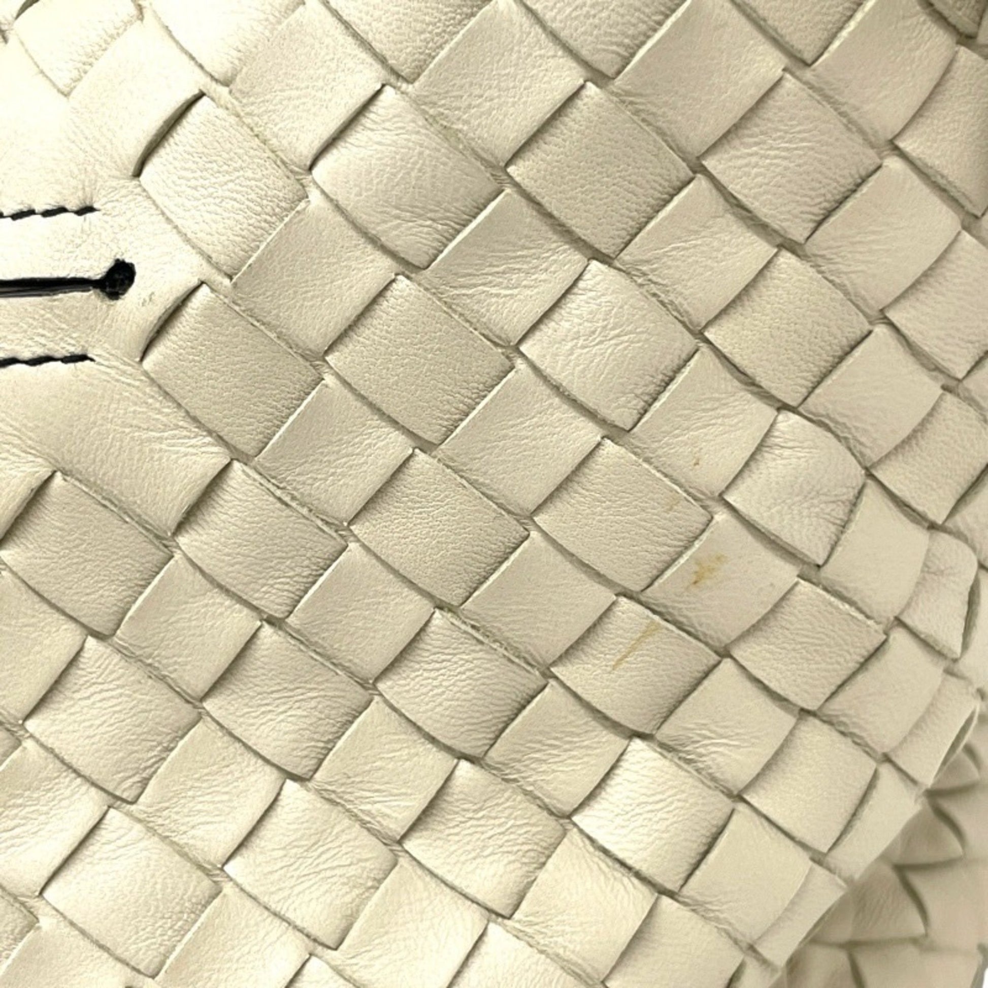 Bottega Veneta Tambouras, White, Leather, handbag