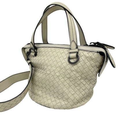 Bottega Veneta Tambouras, White, Leather, handbag