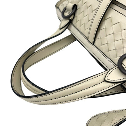Bottega Veneta Tambouras, White, Leather, handbag