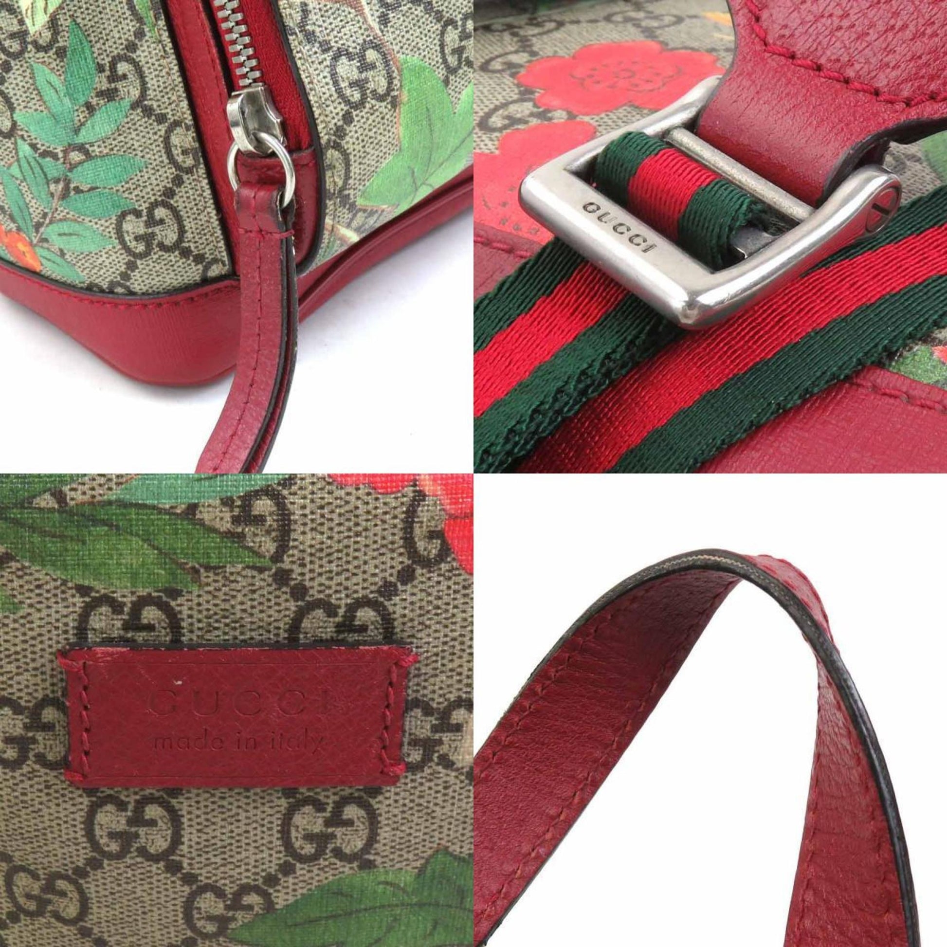 Gucci GG canvas, Beige, "CANVAS, LEATHER", backpack