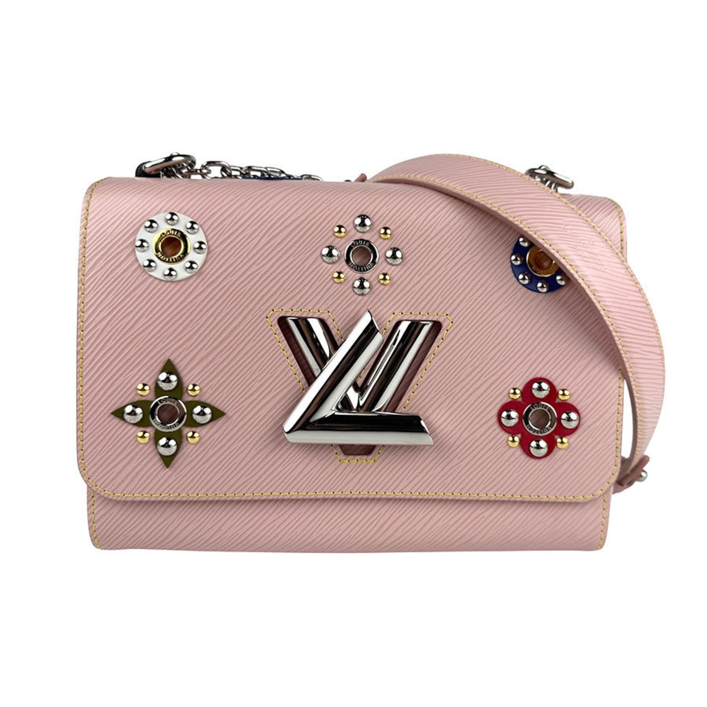 Louis Vuitton Twist, Pink, Leather, shoulder