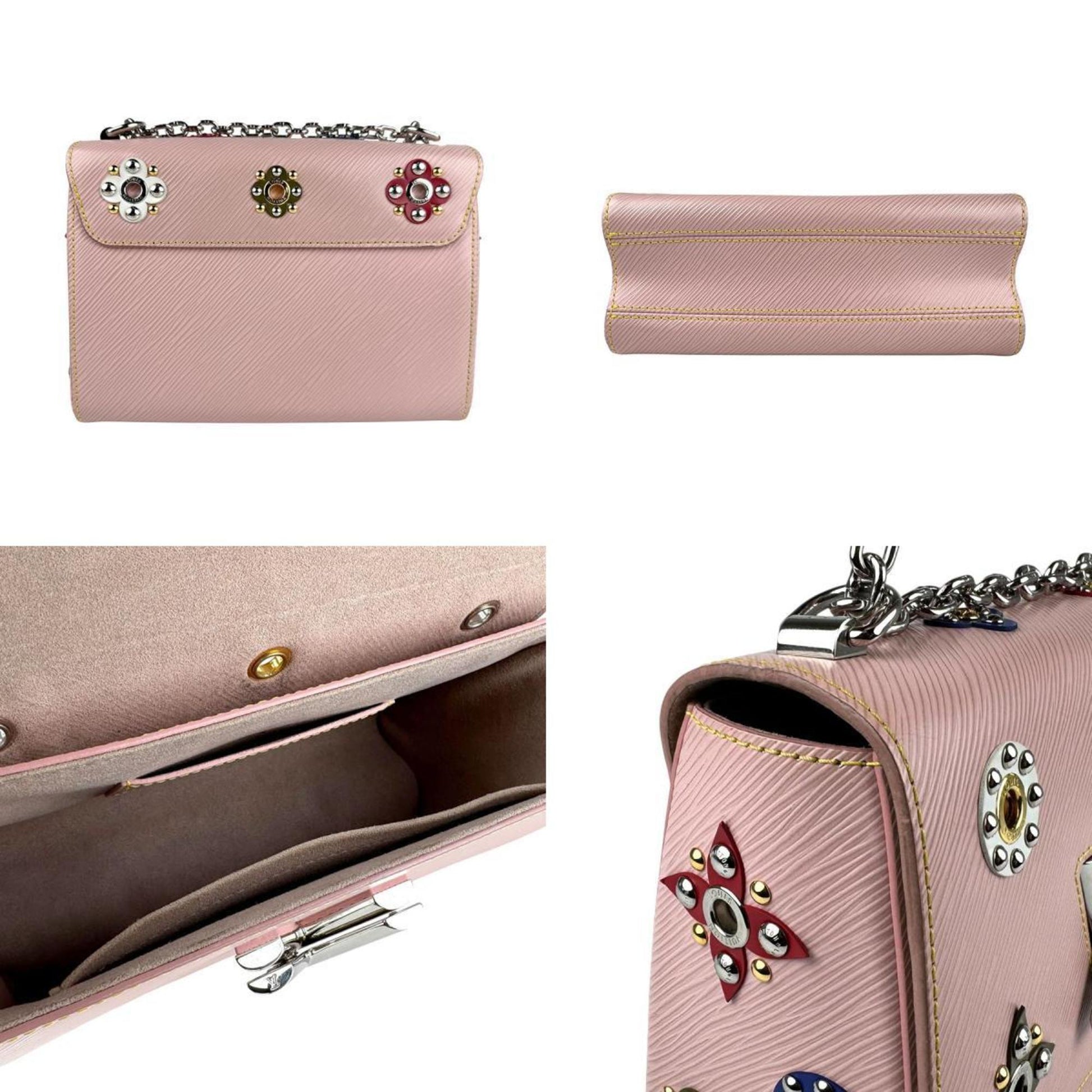 Louis Vuitton Twist, Pink, Leather, shoulder