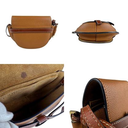 Loewe Gate, Brown, Leather, clutch