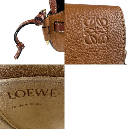 Loewe Gate, Brown, Leather, clutch