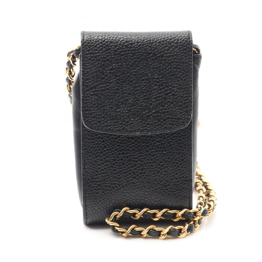 Chanel, Black, Leather, clutch