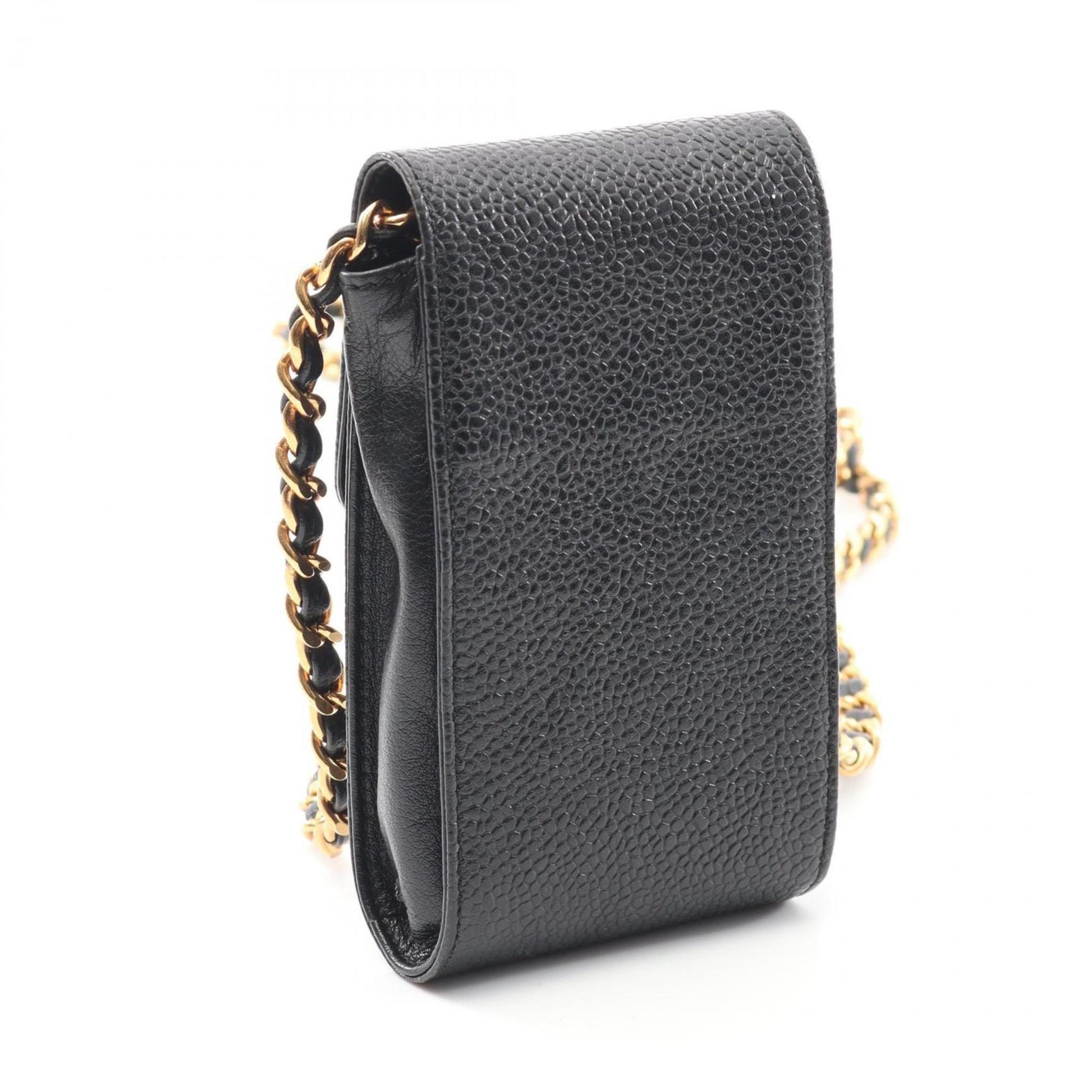 Chanel, Black, Leather, clutch
