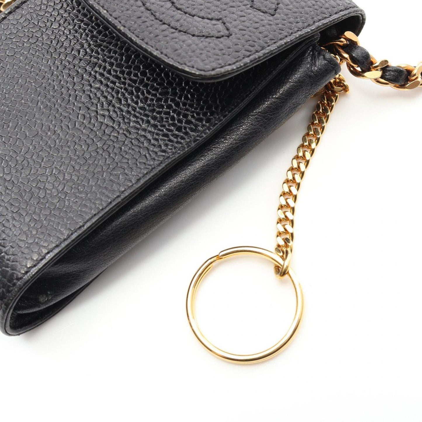 Chanel, Black, Leather, clutch