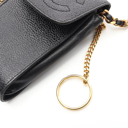 Chanel, Black, Leather, clutch