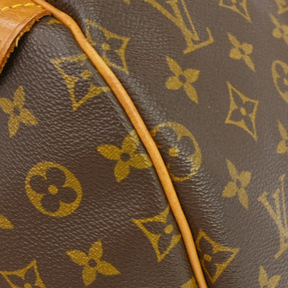 Louis Vuitton Keepall Monogram, Brown, Canvas, Travel Bag