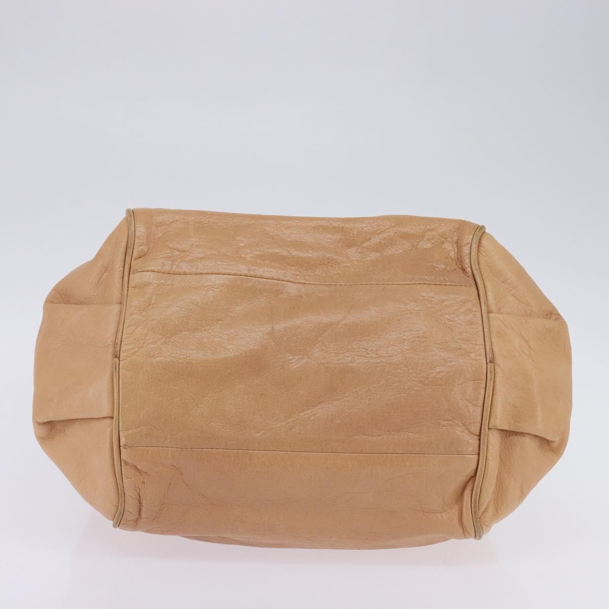 Chloe Ethel Leather, Beige, Leather, Handbag