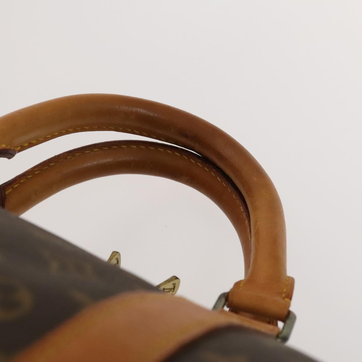 Louis Vuitton Keepall 60, Brown, Canvas, travel