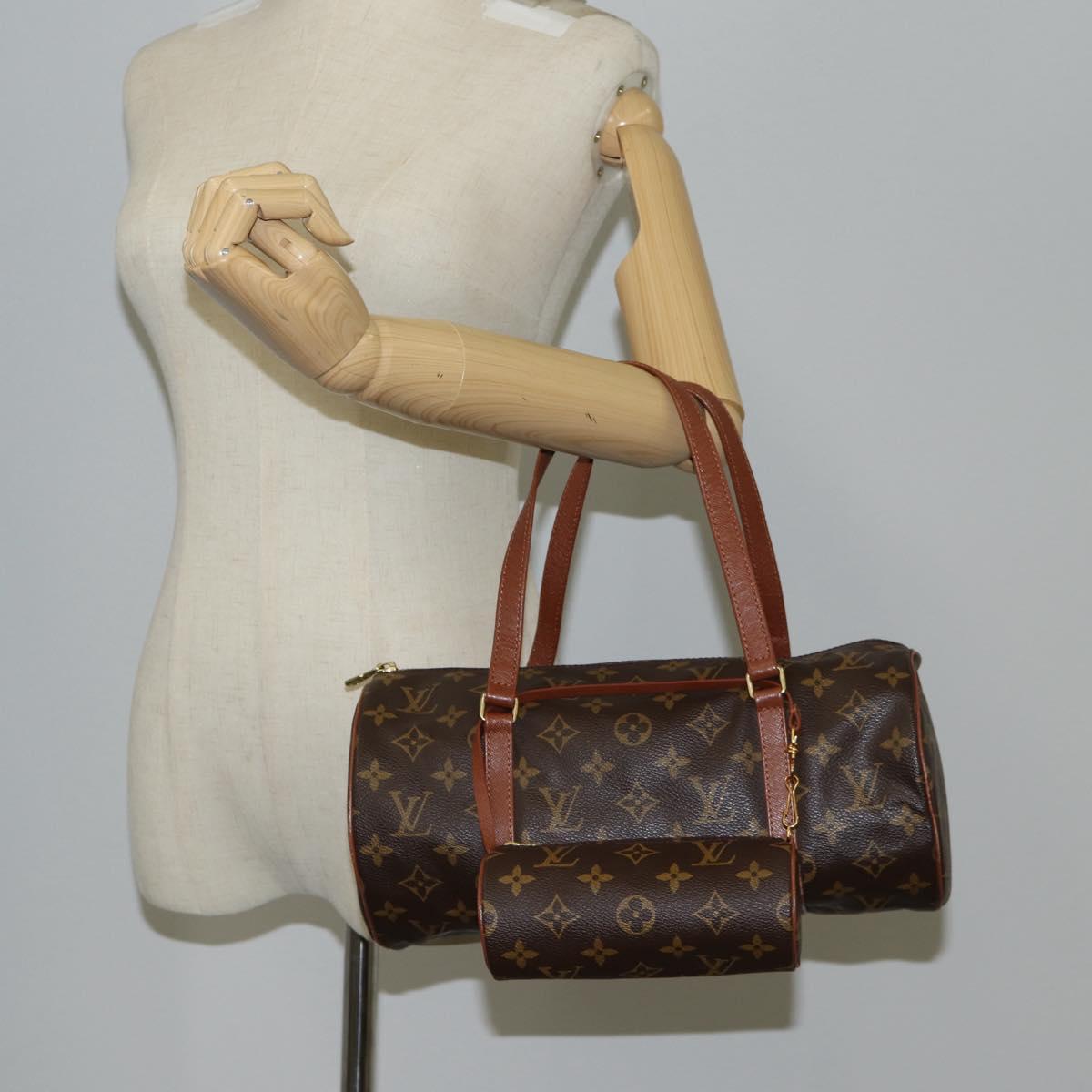 Louis Vuitton Papillon 30, Brown, Canvas, handbag