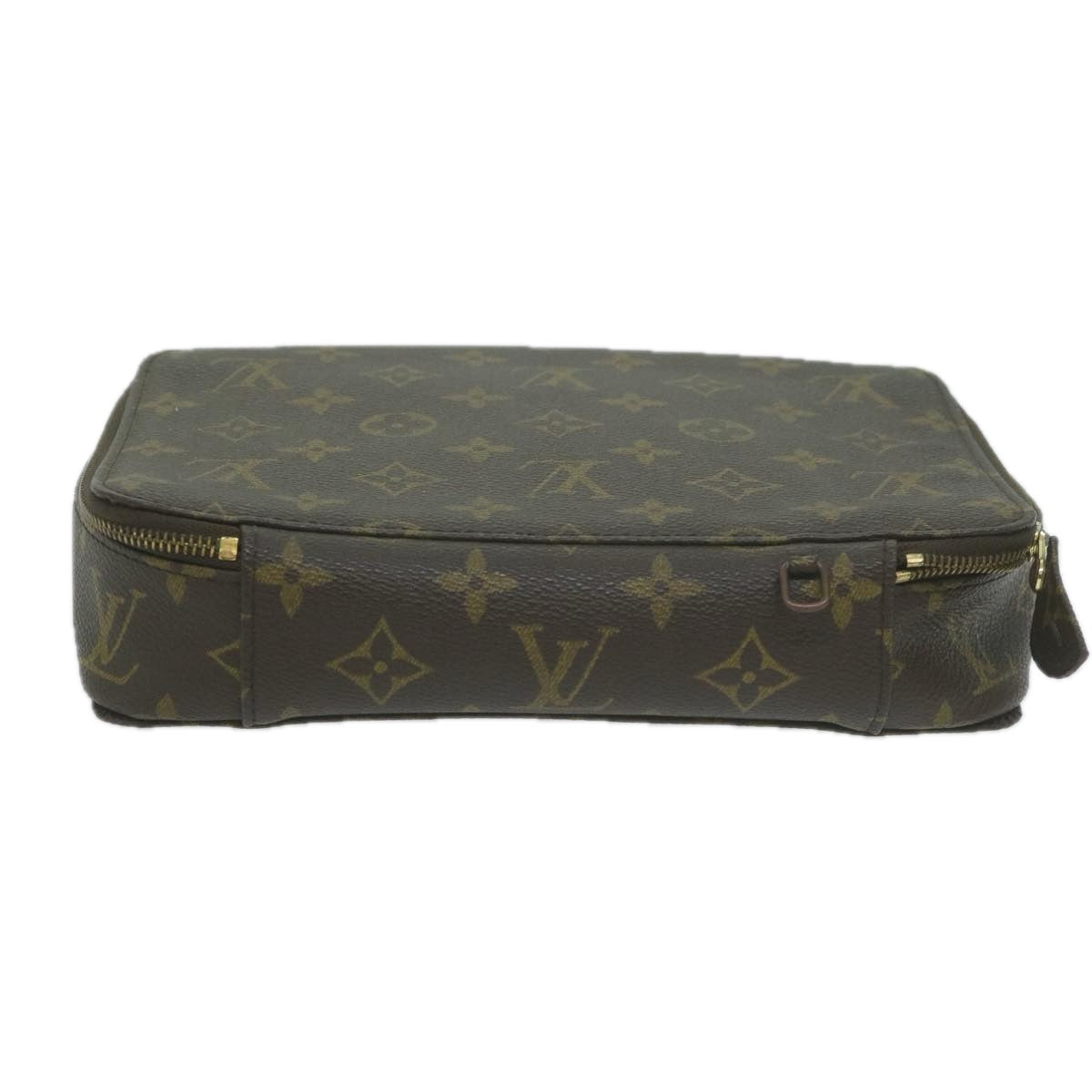 Louis Vuitton Monte Carlo, Brown, Canvas, clutch