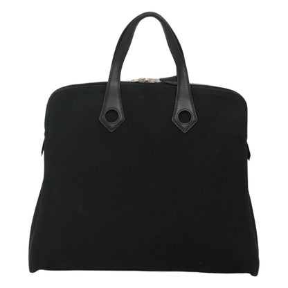 Hermès Heeboo, Black, Canvas, handbag