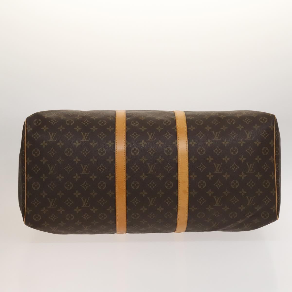 Louis Vuitton Keepall 60, Brown, Canvas, travel
