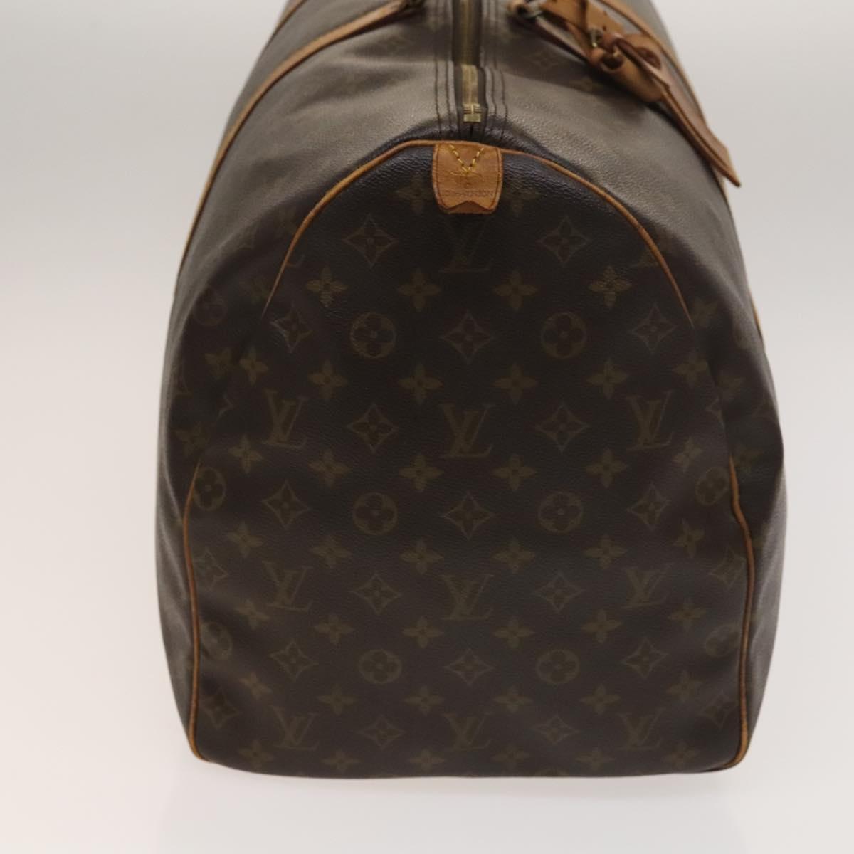 Louis Vuitton Keepall 60, Brown, Canvas, travel