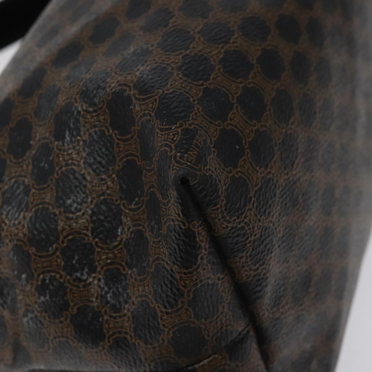 Céline Macadam, Brown, Canvas, shoulder
