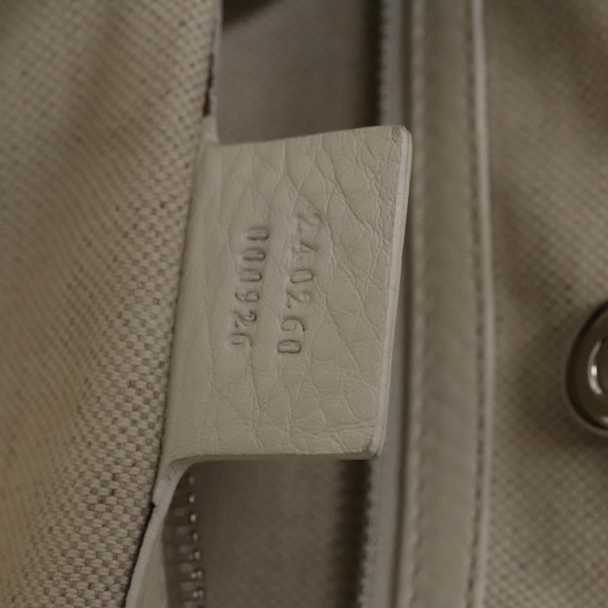 Gucci Horsebit, White, Leather, handbag