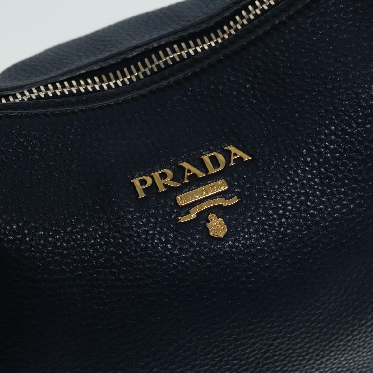 Prada, Blue, Leather, handbag