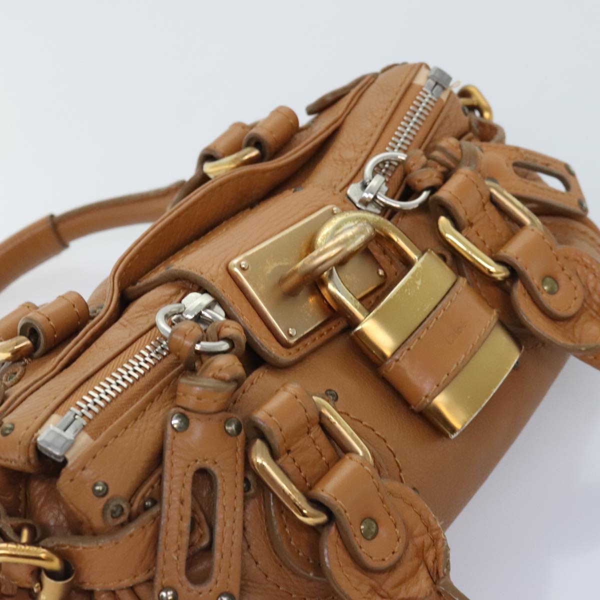 Chloé Paddington, Brown, Leather, handbag