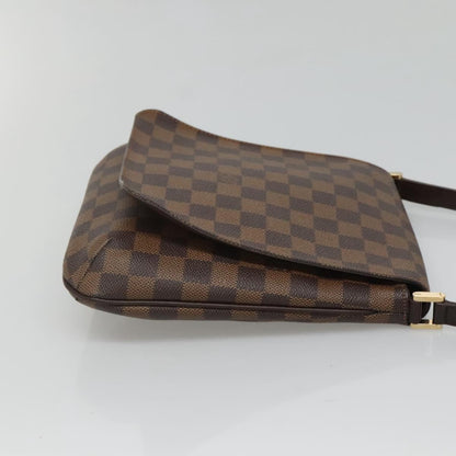 Louis Vuitton Musette Salsa, Brown, Canvas, shoulder