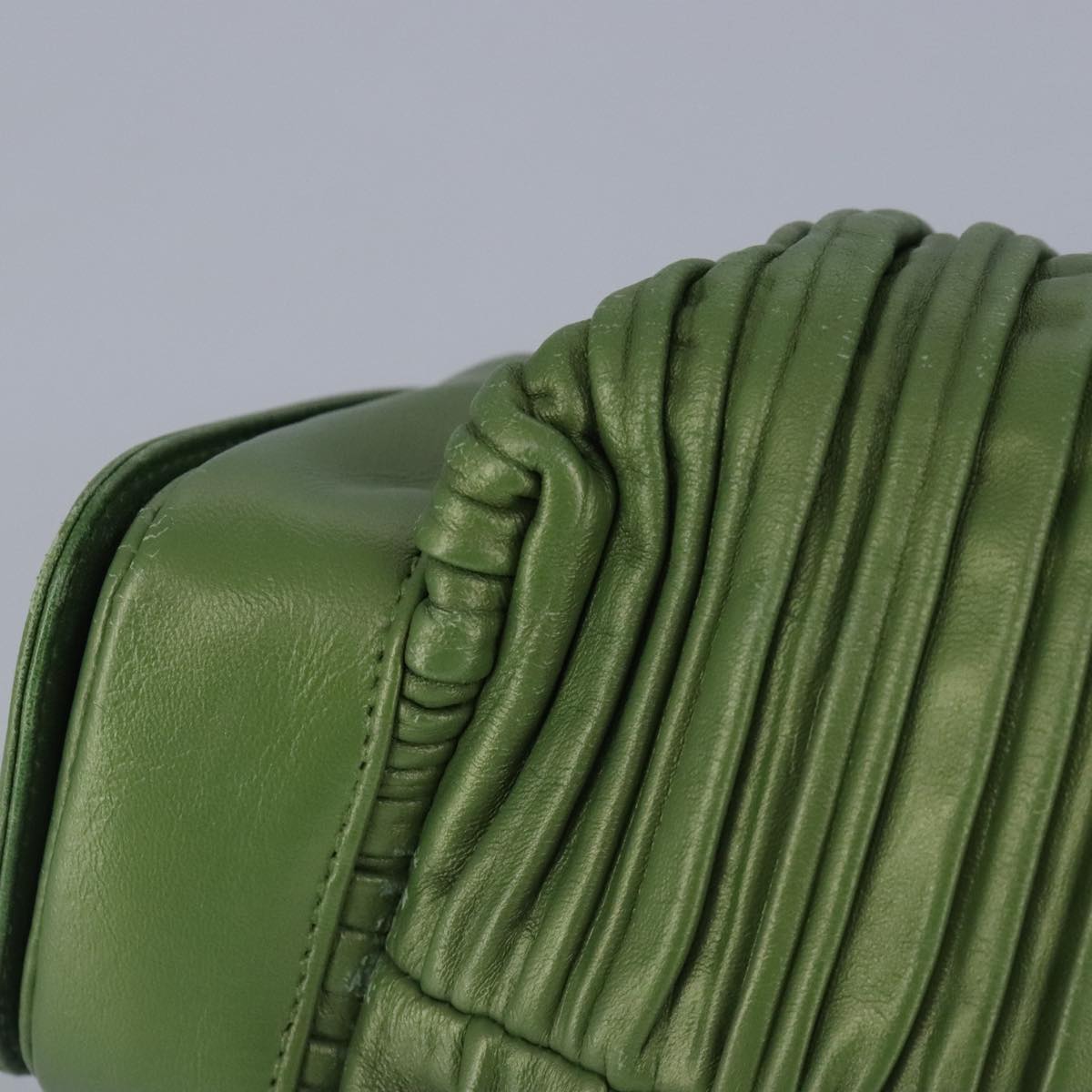 Bulgari, Green, Leather, handbag