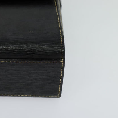 Céline Triomphe Vintage, Black, Leather, shoulder