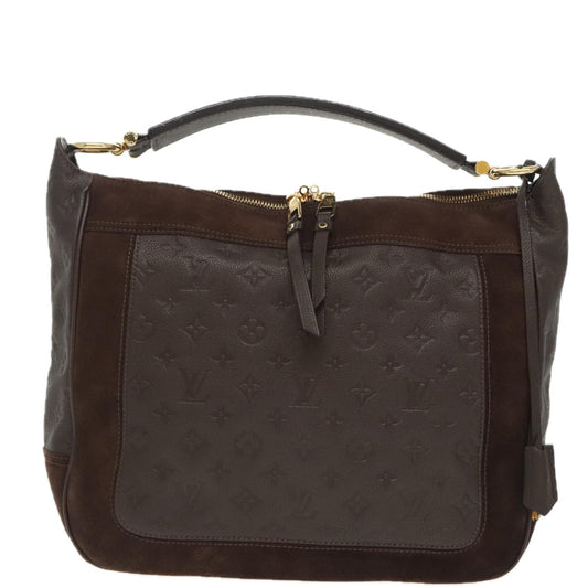 Louis Vuitton Audacieuse, Brown, Leather, handbag