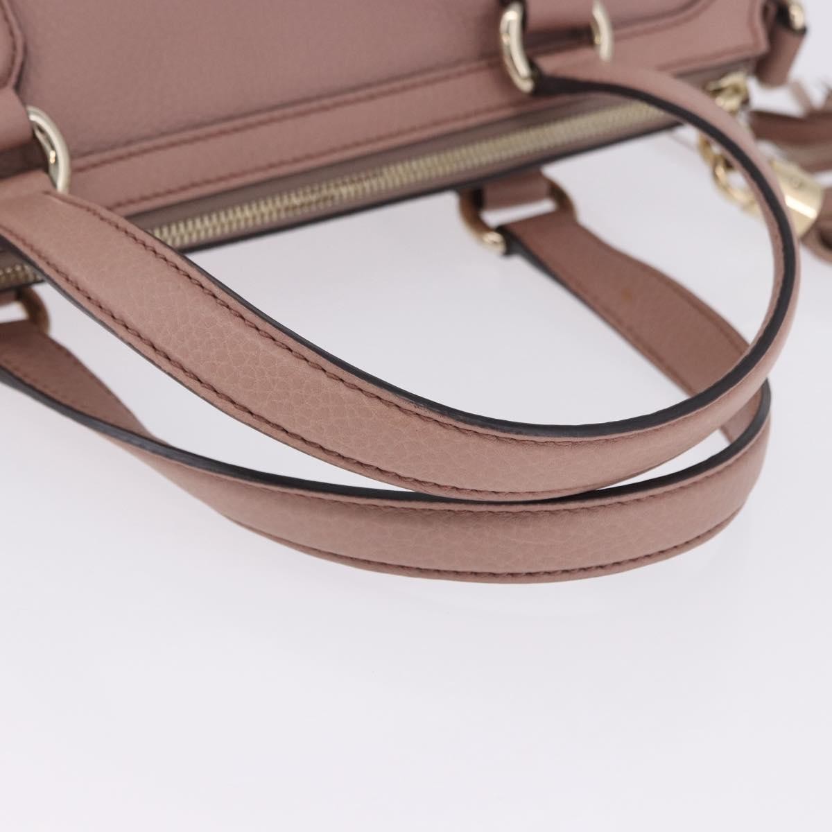 Gucci Soho Working Leather, Pink, Leather, Tote Bag