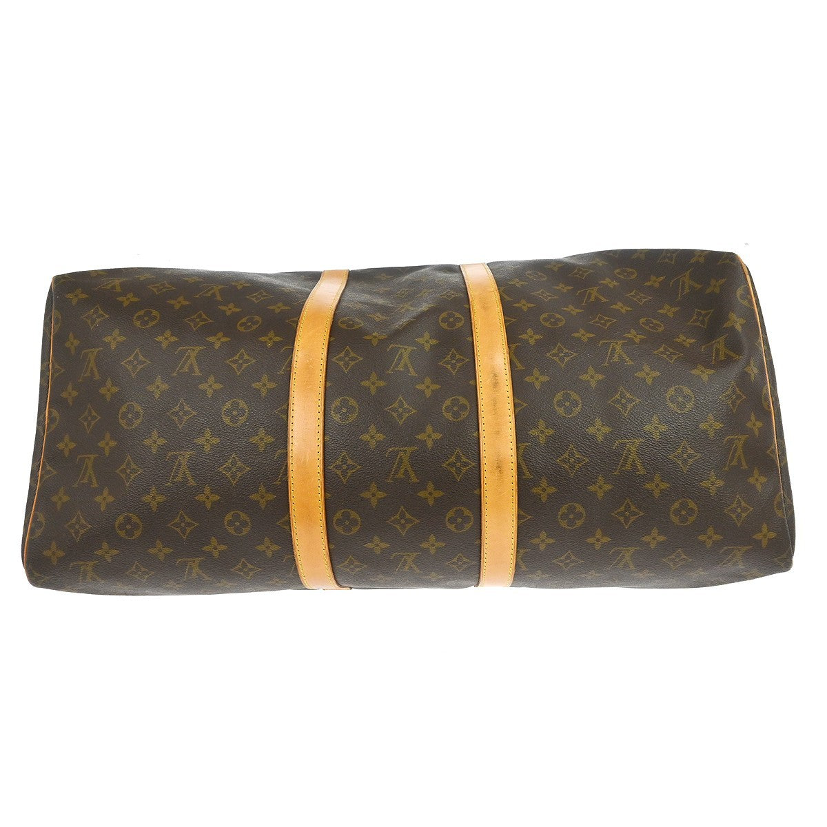 Louis Vuitton Keepall Monogram, Brown, Canvas, Travel Bag