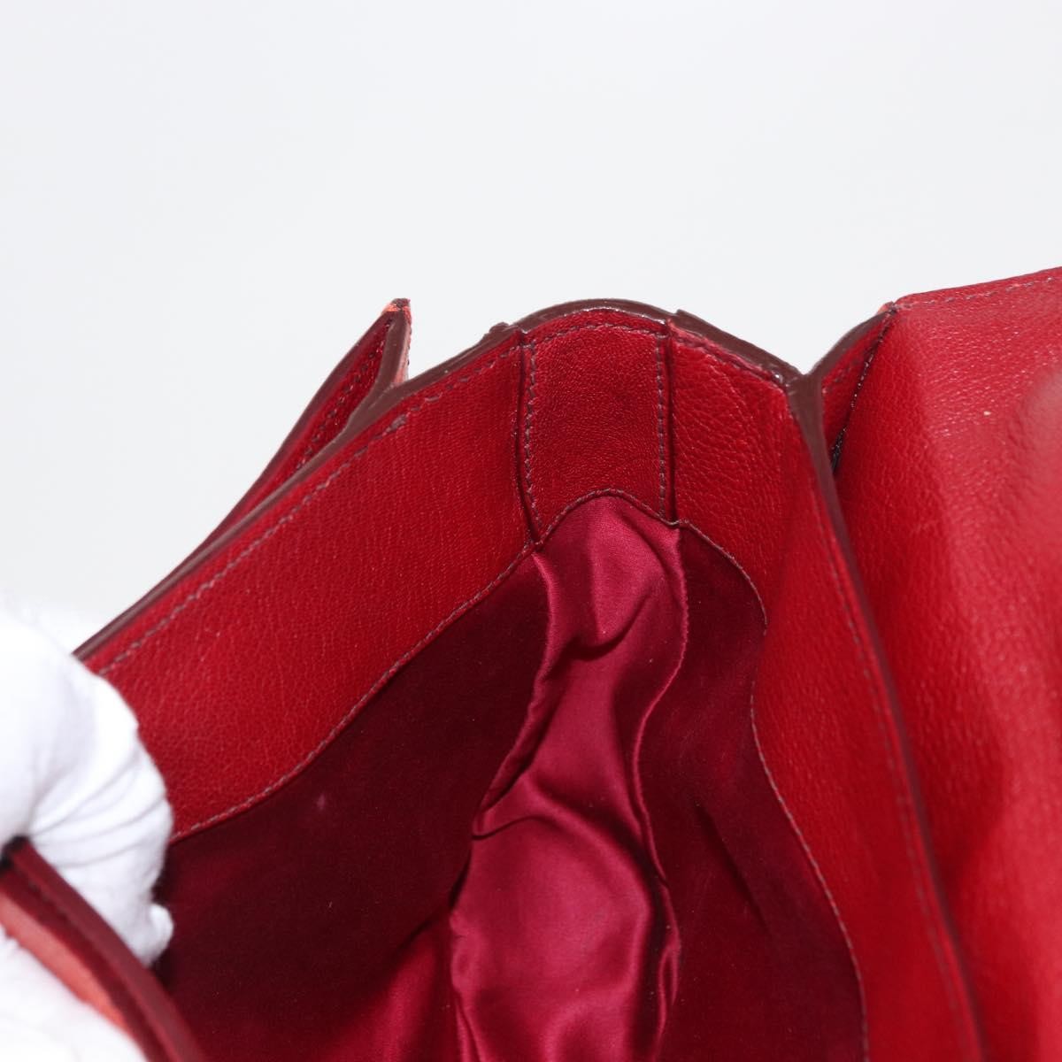 Miu Miu Madras Top Handle Leather, Red, Leather, Handbag