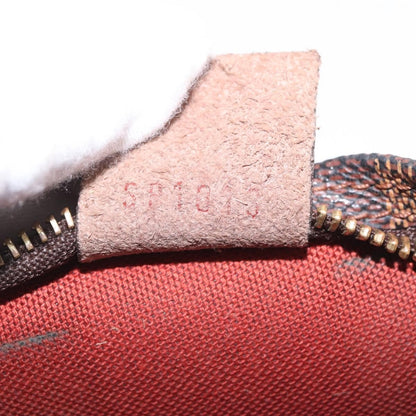 Louis Vuitton Trousse Make Up Damier, Brown, Canvas, Clutch