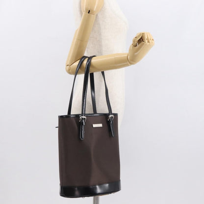Burberry Blue Label Nylon, Brown, Nylon, Tote Bag