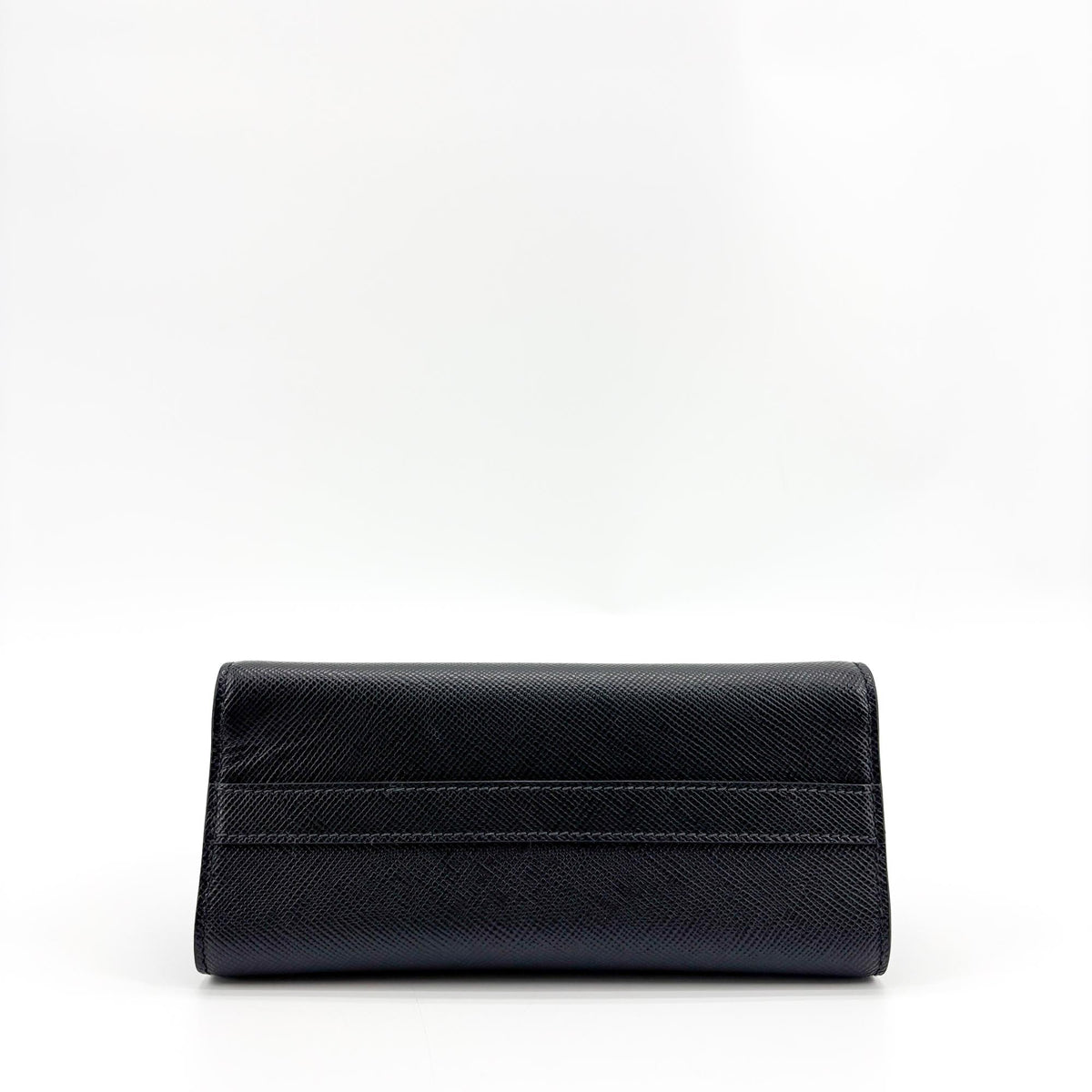 Prada Monochrome Saffiano Leather, Black, Leather, Tote Bag