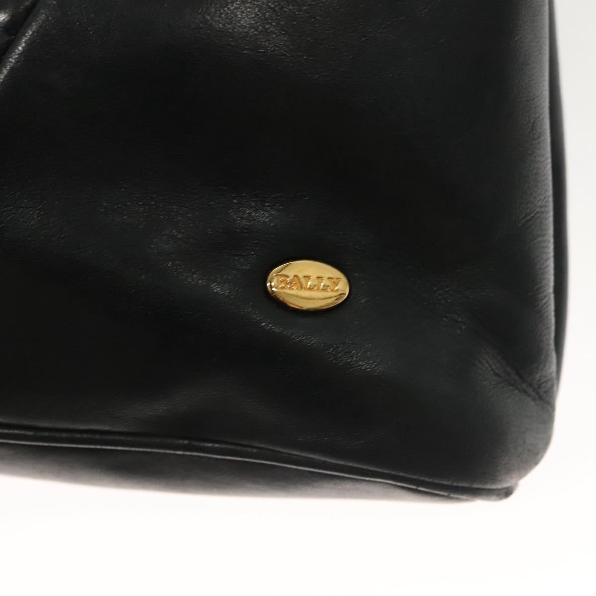 Bally Vintage Quilted leather, Black, Leather, Handbag