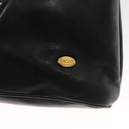 Bally Vintage Quilted leather, Black, Leather, Handbag
