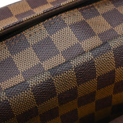 Louis Vuitton Naviglio Damier, Brown, Canvas, Shoulder Bag