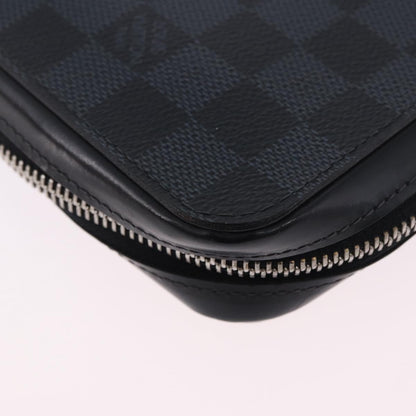 Louis Vuitton Zippy XL Damier Leather, Black, Canvas, Wallet