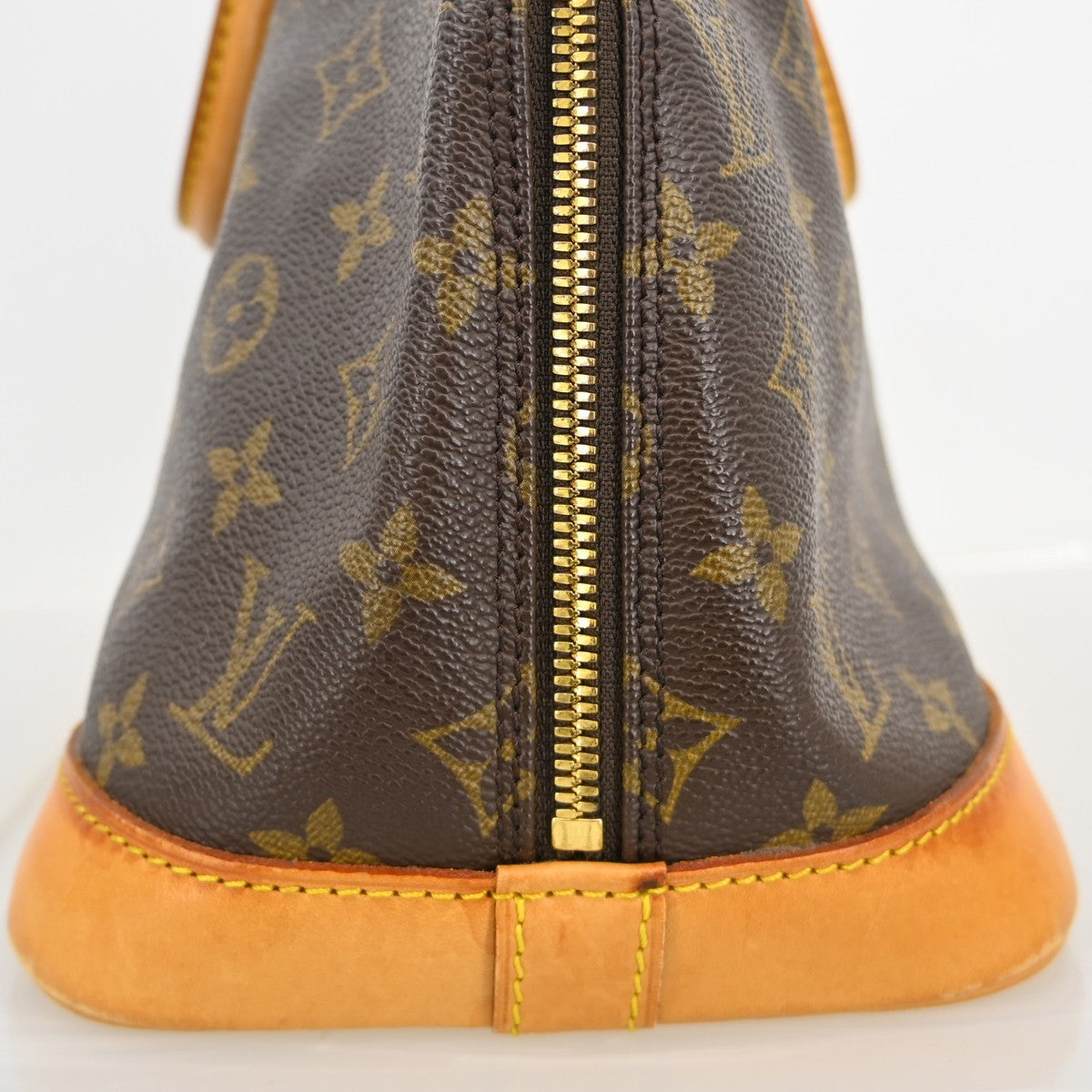 Louis Vuitton Alma Monogram, Brown, Canvas, Handbag