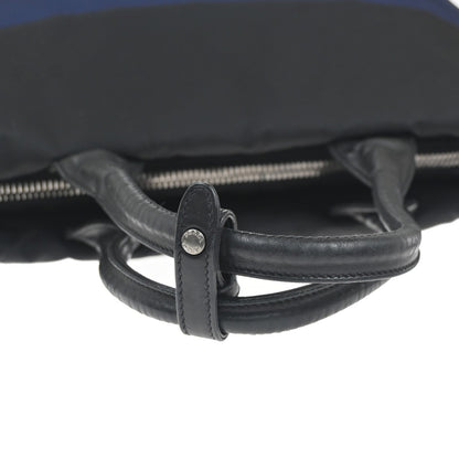 Prada Convertible Double Tote Tessuto, Black, Nylon, Handbag